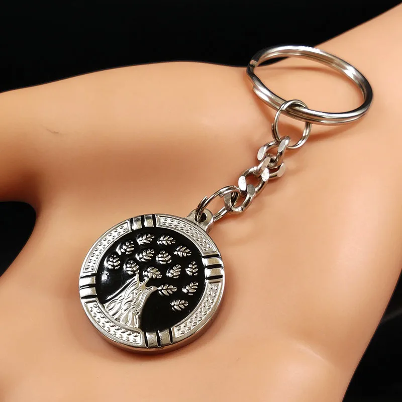 Женский брелок из нержавеющей стали скандинавского викинга Amulet Tree of Life