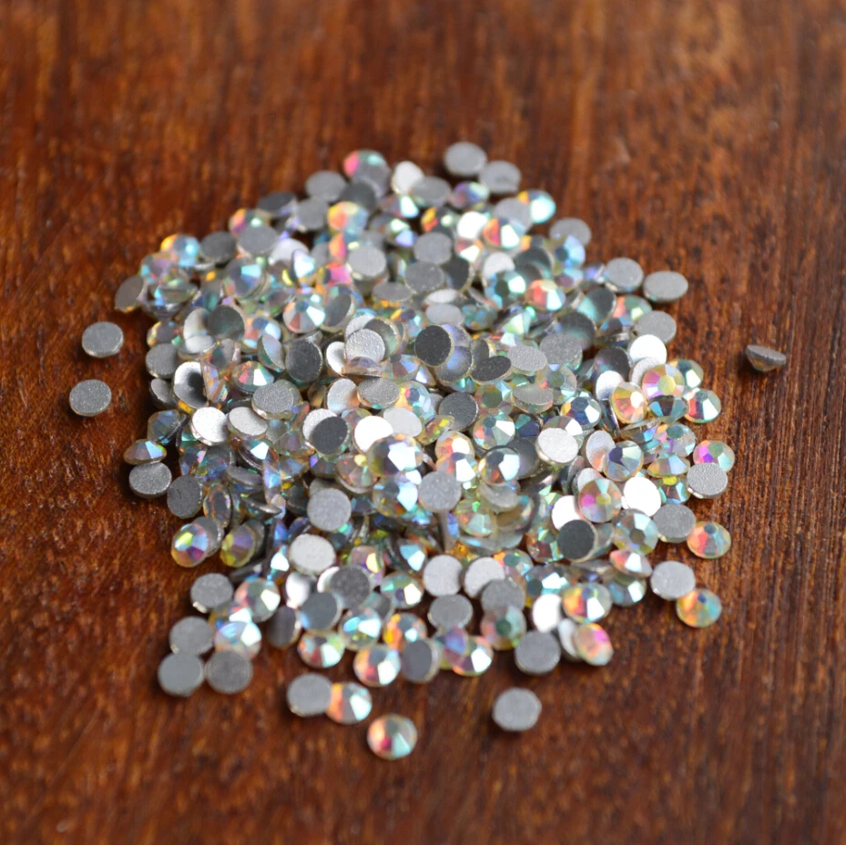 

(ss3/ss4/ss5/ss6/ ss8 /ss10 /) Nail Art Rhinestone Crystal AB Color 1440pcs/pack Non Hotfix Flatback Crystal Stones SANRS02