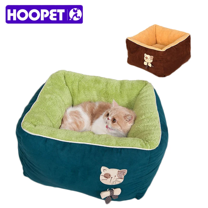 Professional Pet Sofa Bed Square Deep Washable Cat House Soft Warm