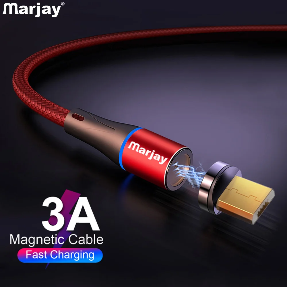 Магнитный кабель Micro USB для Samsung Xiaomi Huawei Android зарядное устройство быстрой зарядки