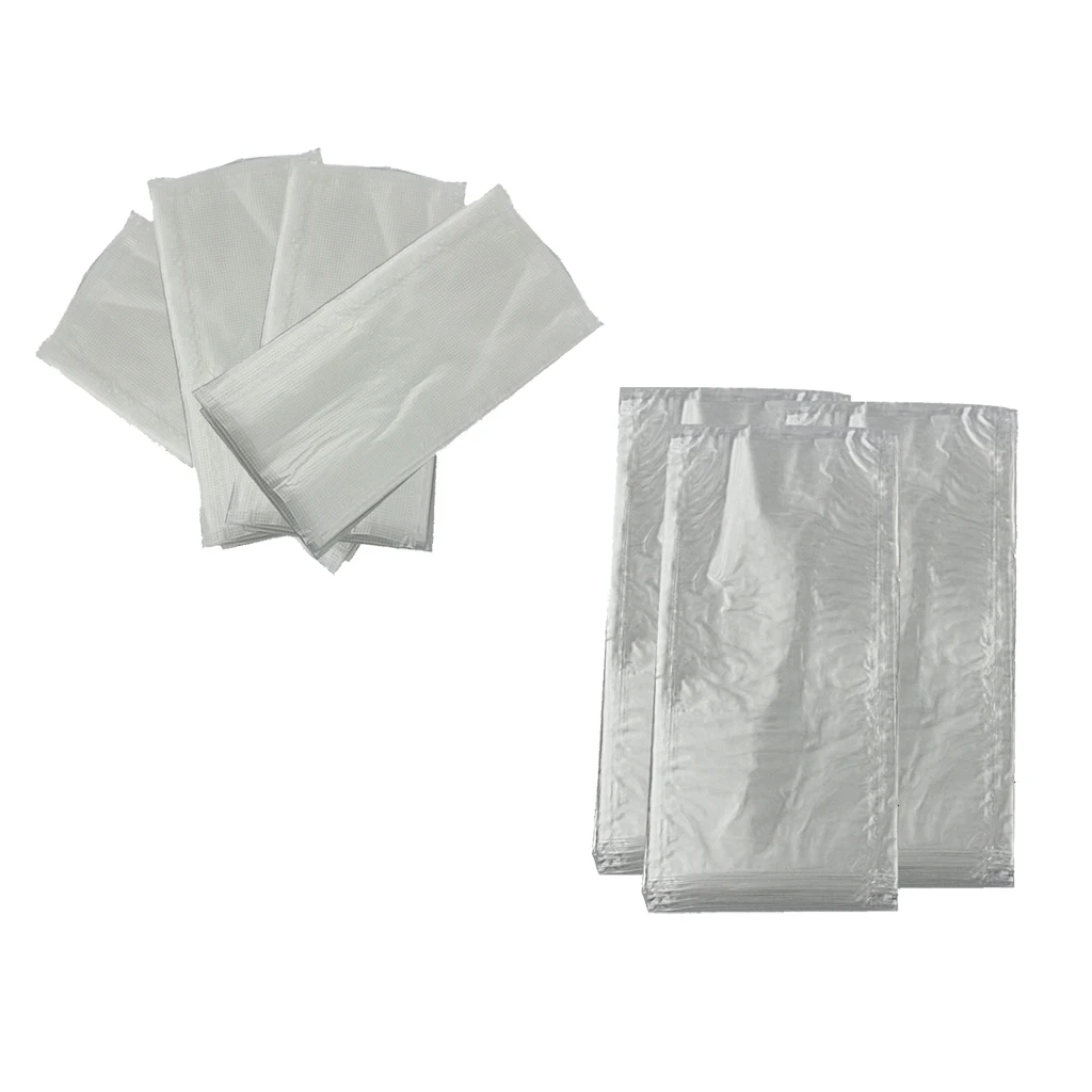6x12cm and 7x15cm PVA Carp Fishing Bags Quick Water Soluble PVA Mesh Bag for Solid Baits Water Soluble Bait Bags