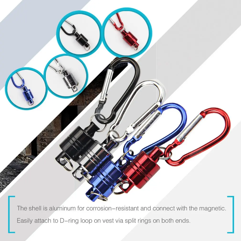 

Magnetic Anti-Lost Telescopic Wire Rope Compact Size Keychain Tactical EDC Chain Return Key Ring Holder Camping Travel