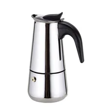 Лидер продаж 2/4/6/9 Чашки Нержавеющая сталь moka espre SSO латте Percolator Плита Топ Кофе Maker горшок