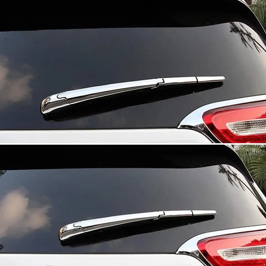 

For Jeep Grand Cherokee 2011-2016 3Pcs Auto Rear Window Rain Wiper Blade Trim Cover Exterior Chrome ABS Car Styling Accessories