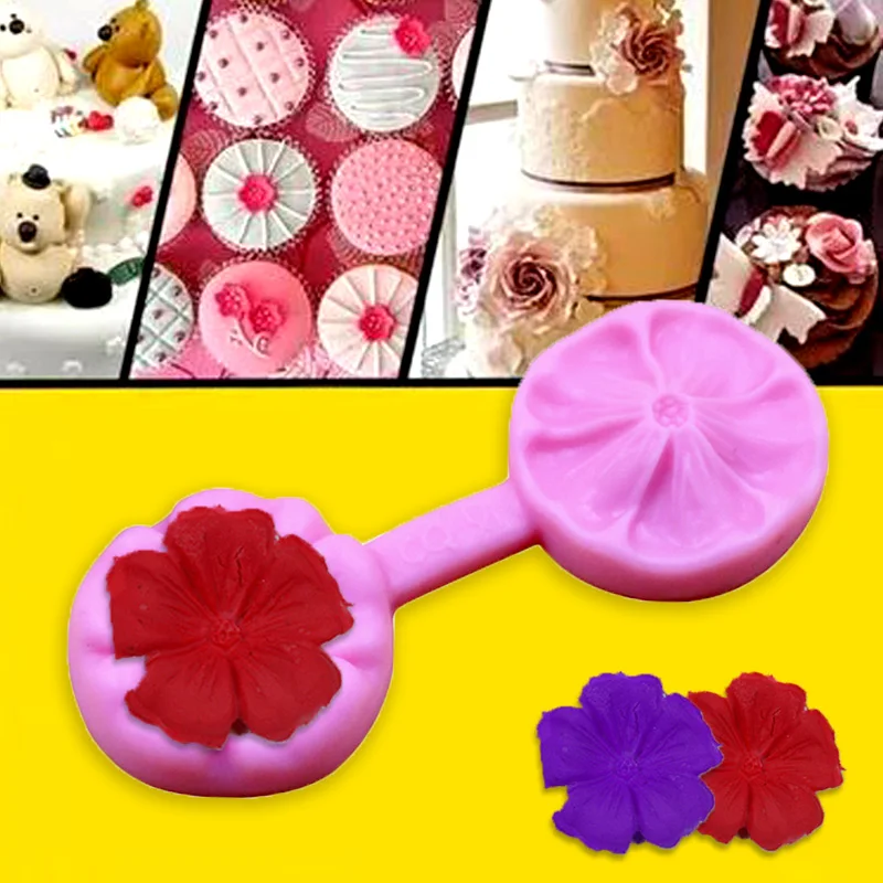 

New 1PC Creaive Silicone 3D Rose Flower Fondant Cake Chocolate Sugarcraft Mould Mold Tools Baking Accessories