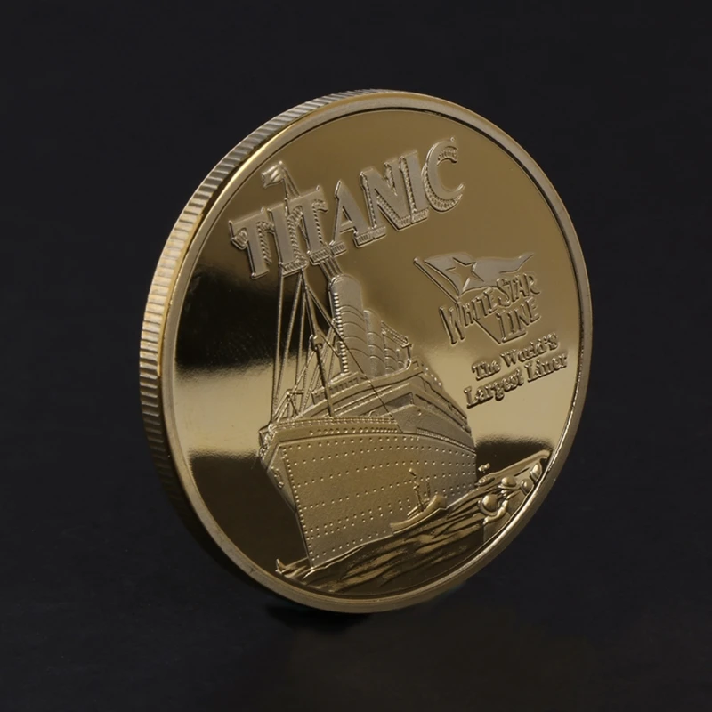 Commemorative Coin Titanic Ship Incident Collection Arts Gifts BTC Bitcoin Alloy Commemorative Coin Titanic Ship Incident Collection Arts Gifts BTC Bitcoin Alloy