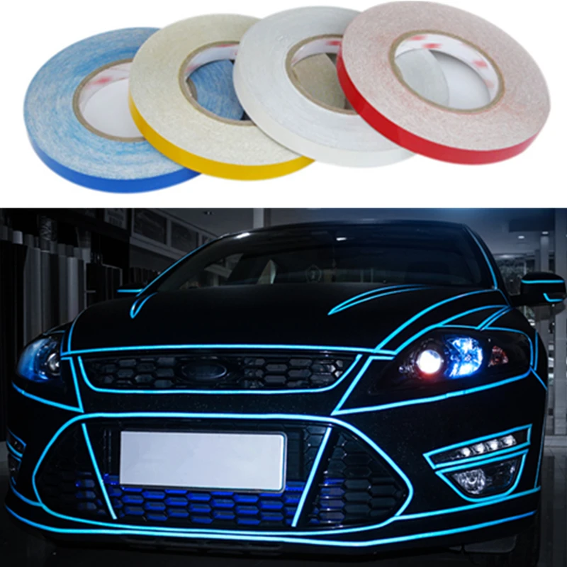 Светоотражающая полоса для BMW volkswagen VW golf 4 Opel astra 1 см x 45 м|reflective sticker|car reflective
