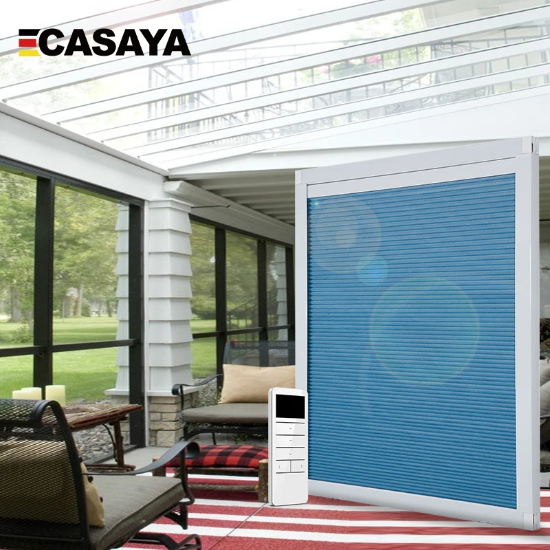 High Quality Motorized Roof Blinds Smart Honeycomb Electric High Quality Motorized Roof Blinds Smart Honeycomb Electric