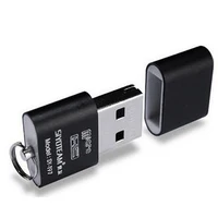 Neue High-speed USB 2.0 Interface Micro TF T-flash-speicherkartenleser Adapter Leichte, Tragbare Mini Speicher Kartenleser Schwarz