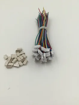 

2 sets Micro JST SH 1.0mm 6-Pin Female Connector with Wire and Male Connector