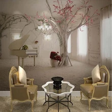 Современный простой ствол фортепиано арт обои Гостиная Ресторан нетканый завод Фреска Papel де Parede Para кварто EM 3D обои