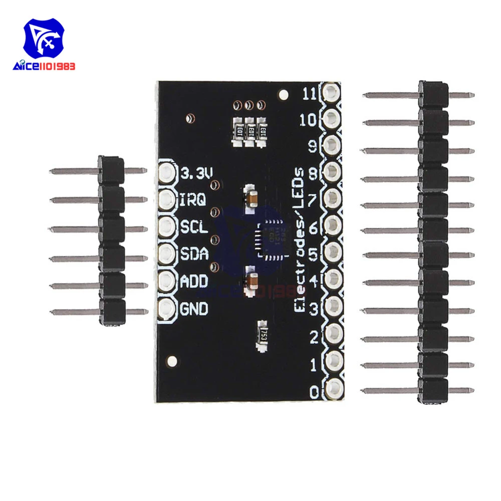 MPR121 Breakout v12 Proximity Capacitive Touch Sensor Controller Keyboard Development Board MPR121 Breakout v12 Proximity Capacitive Touch Sensor Controller Keyboard Development Board