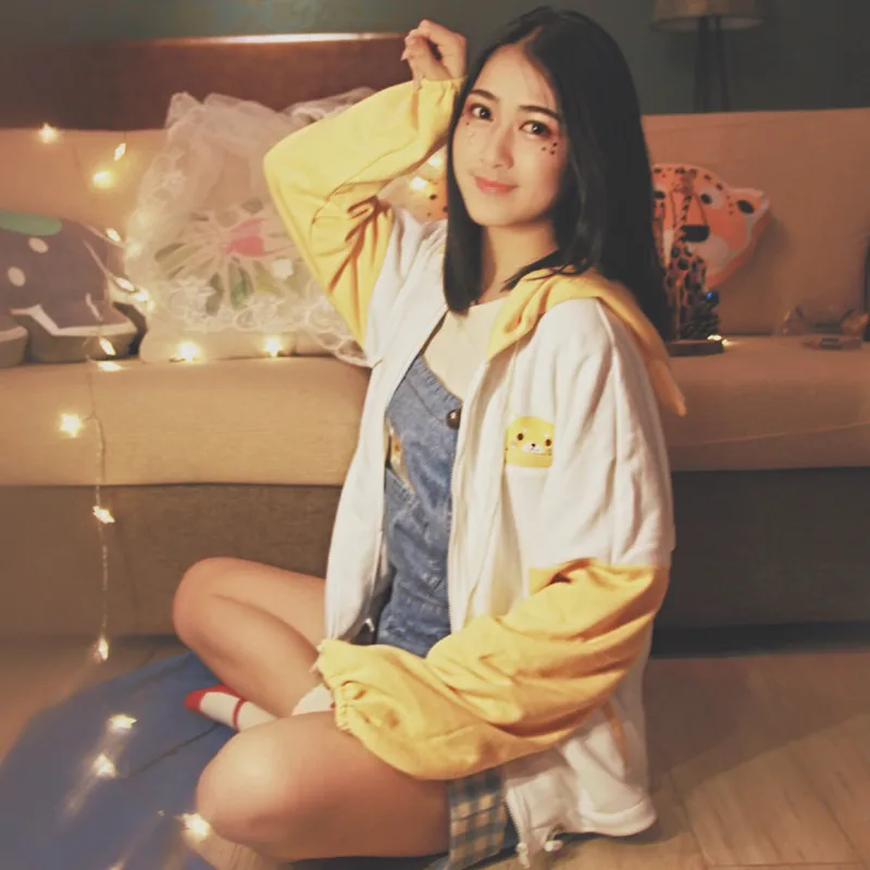 Весенние женские пуловер мультфильм Шиба дож джемпер мягкая сестра милые колледж японский подростков девушка милая кофта