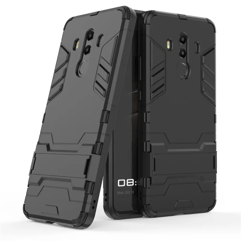 For Huawe Mate 8 9 10 Case Soft TPU Armor Shockproof Stand Silicone Phone Back Cover Shell Huawei Pro Holder Cases |