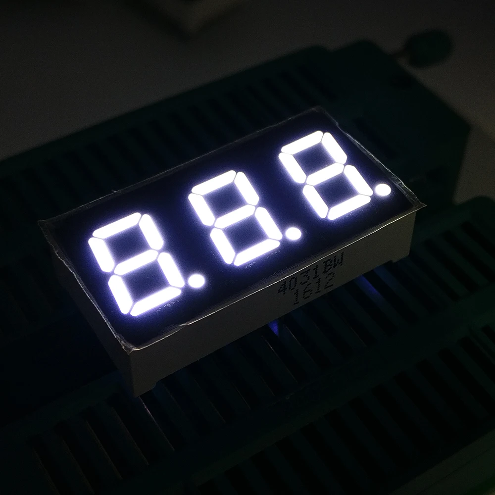 10PCS New and original 3 Bit 0.4 inch Digital Tube LED Display white Light 7 Segment Common Anode | Лампы и освещение