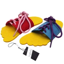 Dongzhur, 2 шт., креативные Обучающие принадлежности, войлочная ткань, ручная работа, сделай сам, реквизит для детского сада, для учителя, Обучающие игрушки, практичные шнурки для галстука