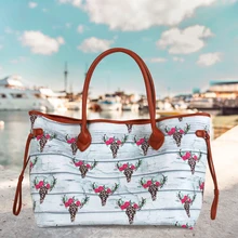 Леопардовая Сумка-тоут с леопардовым принтом,, DOM106857