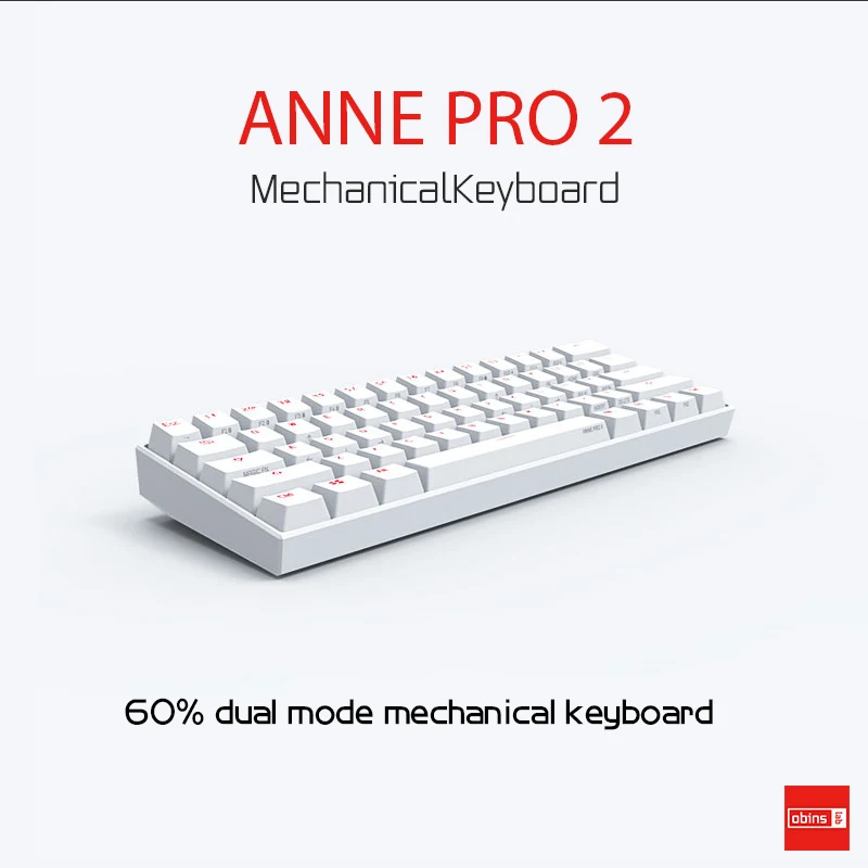 Anne Pro2 Мини Портативная 60% NKRO механическая клавиатура RGB подсветка Беспроводная