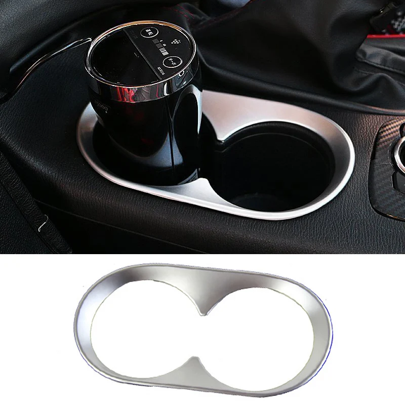 

ABS Matte For Mazda 3 Axela 2014 2015 2016 accessories Center Console Cup Drink Holder Cover Trim Panel Bezel Frame car styling