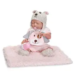 Bebe Принцесса Reborn Куклы Мягкие силиконовые тела 20 дюймов 50 см с розовым одежда Соску Бутылки Настоящее для маленьких девочек игрушка bonecas re