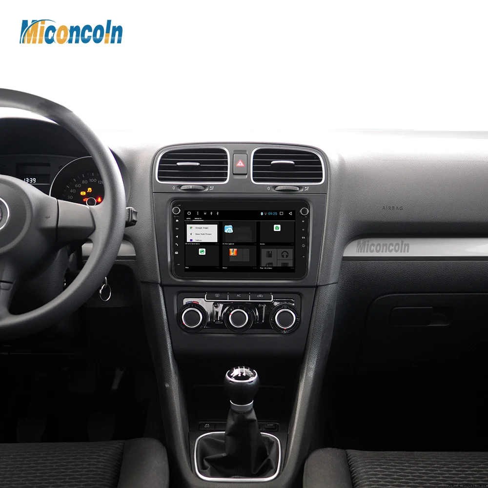 Excellent 2 DIN CDZ8060 2G android 8.1 car dvd player for VW polo golf passat tiguan skoda yeti superb rapid gps 2 din 3