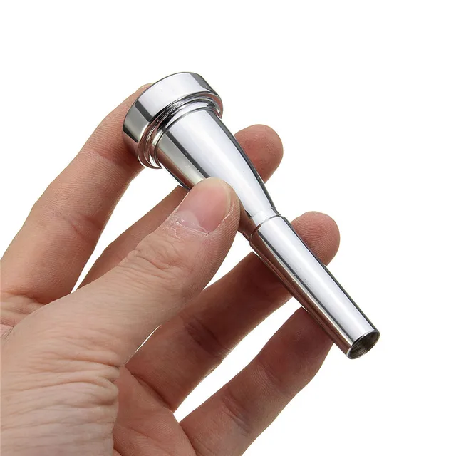Silver Gold Meg 3C Size Metal Trumpet Mouthpiece for Yamaha or Bach Trumpet Musical Instruments Accessories Parts