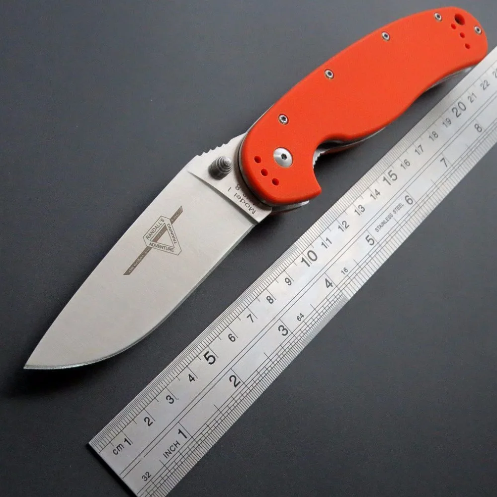 Высокое качество R1 тактический складной нож AUS-8 лезвие стальные карманные ножи G10 Ручка Открытый инструмент EDC Походный нож для выживания
