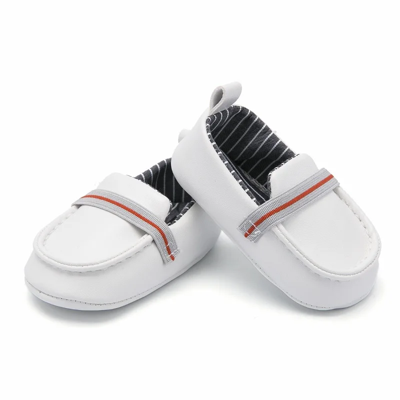 Обувь для маленьких мальчиков с мягкой подошвой кожаные туфли для малышей