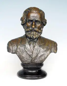 

European sculpture decorative copper crafts collections business gifts (head of Verdi EP-623)