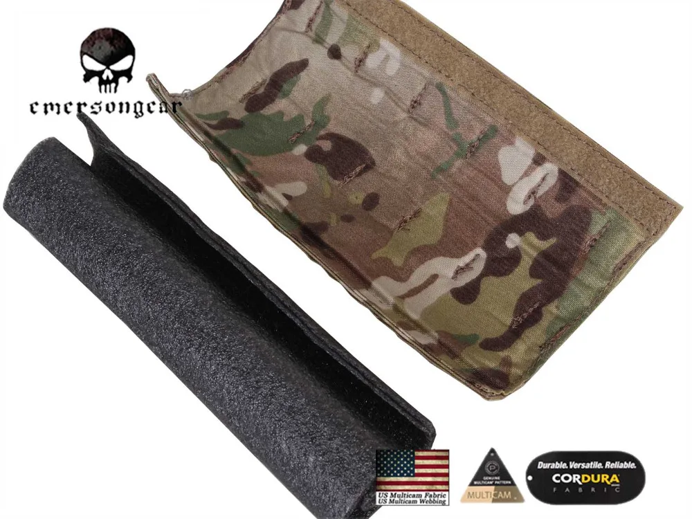 Нерегулярный тактический 22 см Suppressor Mirage Cover Quick Release Airsoft аксессуар регулируемая крышка с ударным ремнем EM9330MC