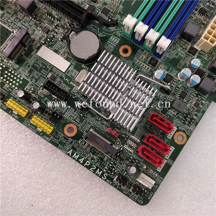 100% arbeits Desktop Motherboard für AM4P2MS AM4 950 DDR4 System Board Völlig Geprüft