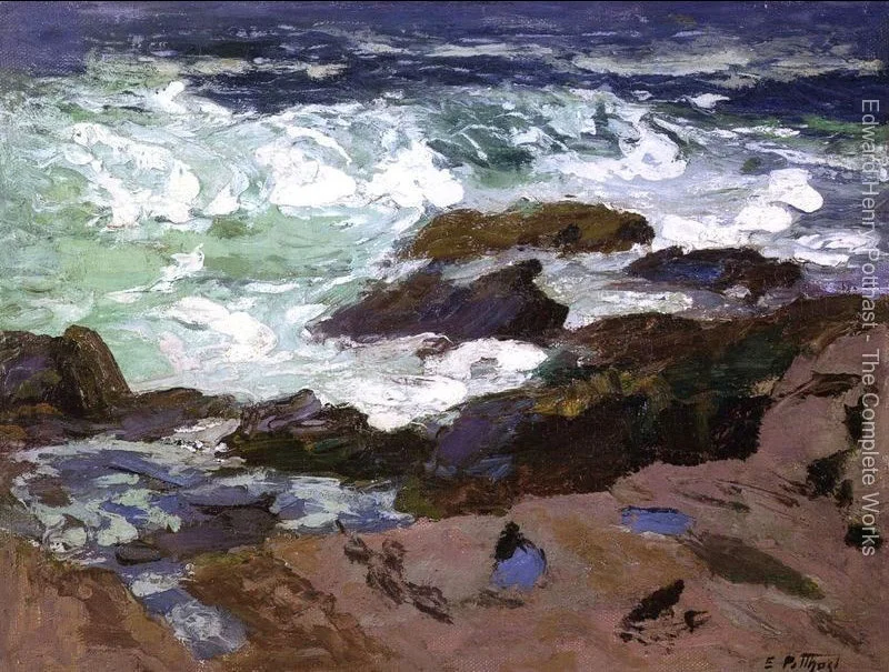 

Landscape oil painting Wild Surf Ogunquit Maine by Edward Henry Potthast High quality Hand painted Canvas Art Home Decor