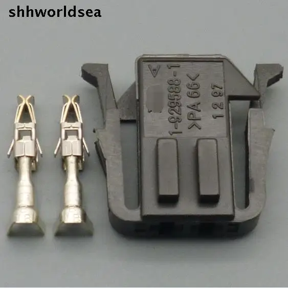 

shhworldsea 5/30/100sets 3.5mm 2pin way automotive plug 191 972 702