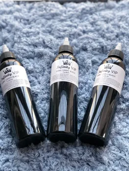 

1 piece permanent tattoo ink 250ml latest tribal lining black shader paint body painting melanin tattoo template tool