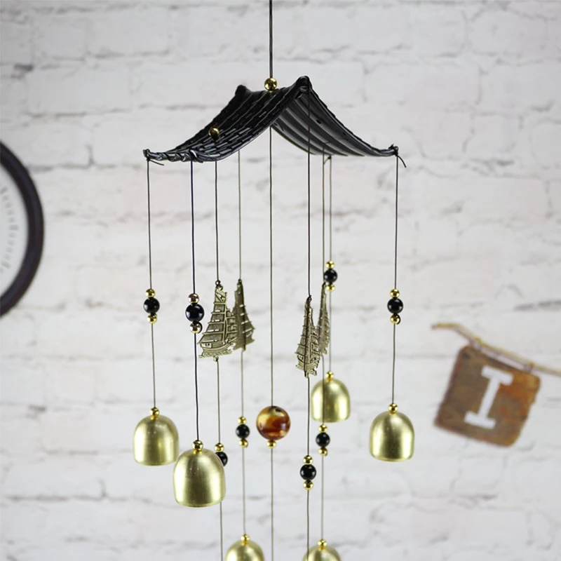 Religious Antirust Copper Wind Chimes Bells Nordic Decoration Home Dream Catcher скандинавский стиль Wind bells atrapasueños
