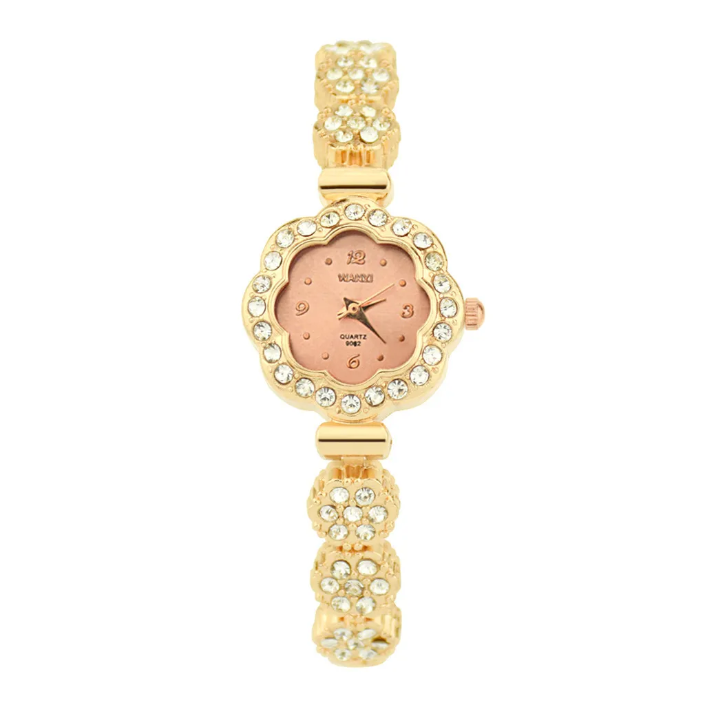 

Ladies Fashion Diamond Bracelet Watch Creative Gift Quartz Watch