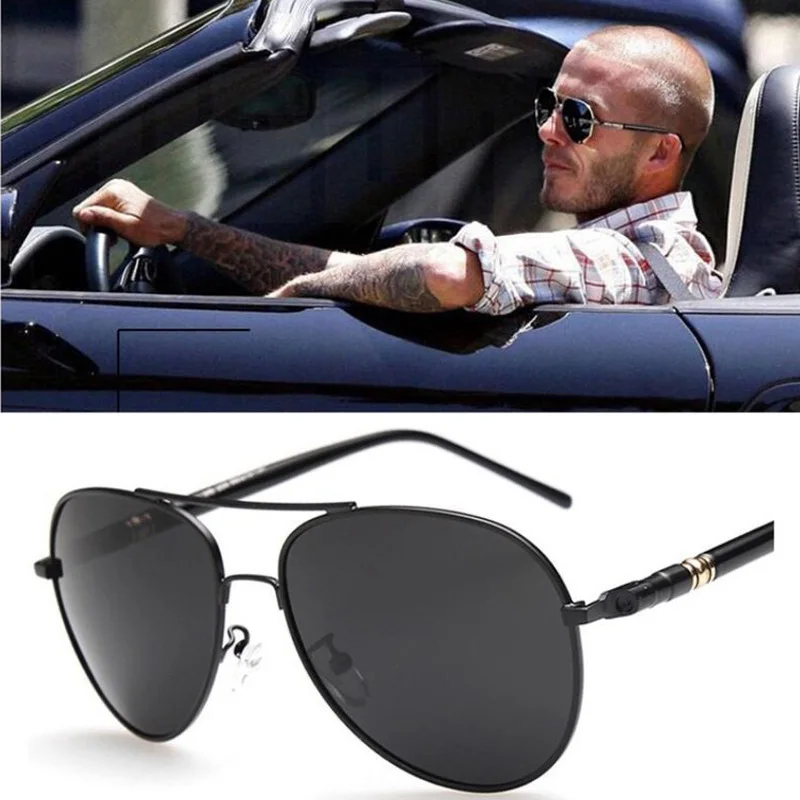 

ZUCZUG Oversized Pilot Polarized Sunglasses Men Classic Aviation Driving Sun glasses Male Brand Design Spring Leg Alloy Eyewear