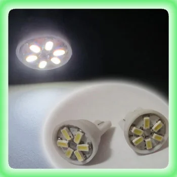 Белый 100x автомобильный T10 168 194 W5W 6 светодиодный s SMD светильник номерного знака |