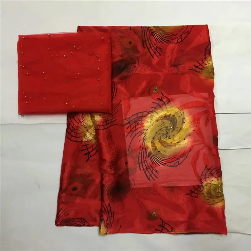 

2018 5 yards silk lace with 2 yards voile Swiss Voile Lace African Fabric African with 100% cotton set for women garmen !LXE1027
