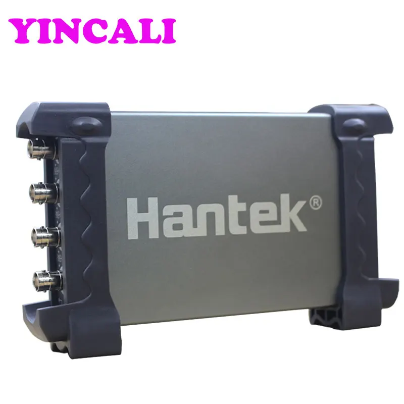 Hantek 6254BC Digital Oscilloscopes 250MHz 4 CH PC USB Oscilloscope for Computer Tablet Input Sensitivity with replay function