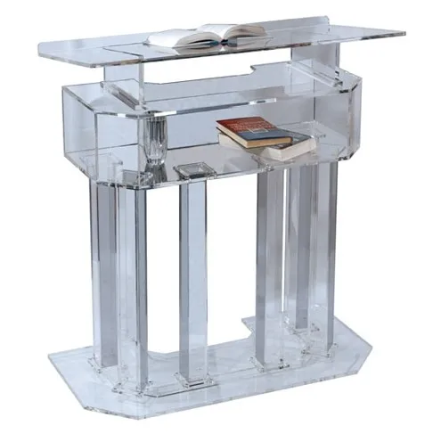 Acrylic Rostrum Acrylic Podiums Pulpits Lectern Pulpit crystal pmma acrylic plexiglass lectern custom