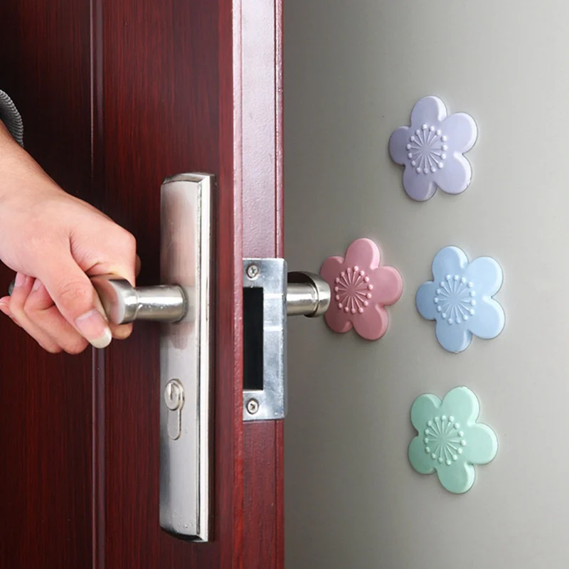 

Rubber Mute Wall Pad Anti-collision Crash Pad Doorknob Lock Protective Pad Crash Pads Door Buffer Door Knob Mats 2018