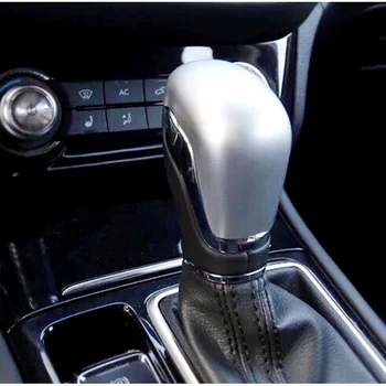 

For MG ZS 2018 ABS Matte/Carbon Fibre Car gear shift lever knob handle Cover Trim accessories Car Styling 1pcs