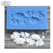 Yueyue сахарное ремесло виноград силиконовая форма помадка форма для украшения торта инструменты для шоколада gumpaste Плесень