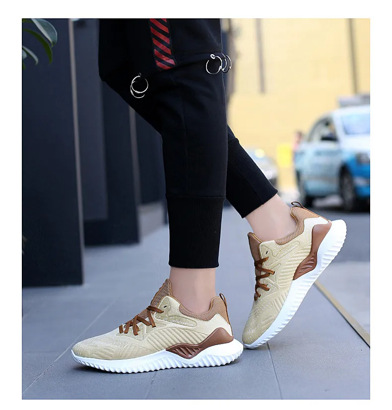 Повседневная обувь для воздухопроницаемые кроссовки для мужчин мягкая удобная прогулочная Мужская обувь уличная прогулочная обувь Большие размеры мужские спортивные туфли
