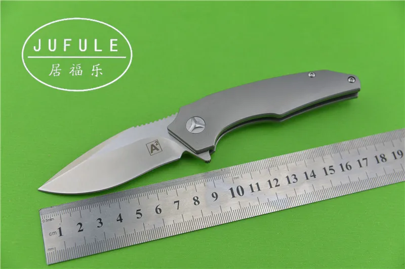 Jufule A2 ikbs Складные лезвия 100% M390 лезвие Титан выживания кемпинг Охота Ножи карман