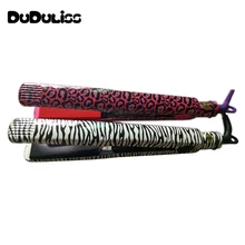 Профессионалы керамический утюжок выпрямитель и красивым рисунком цвета Высокое качество выпрямитель для волос