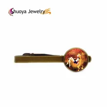Сейлор Мун Зажимы Для Галстука S & Y 2016 Мода Высокое Качество Позолоченный Стекла Зажимы Для Галстука Сейлор Мун Для Мужчин аксессуар