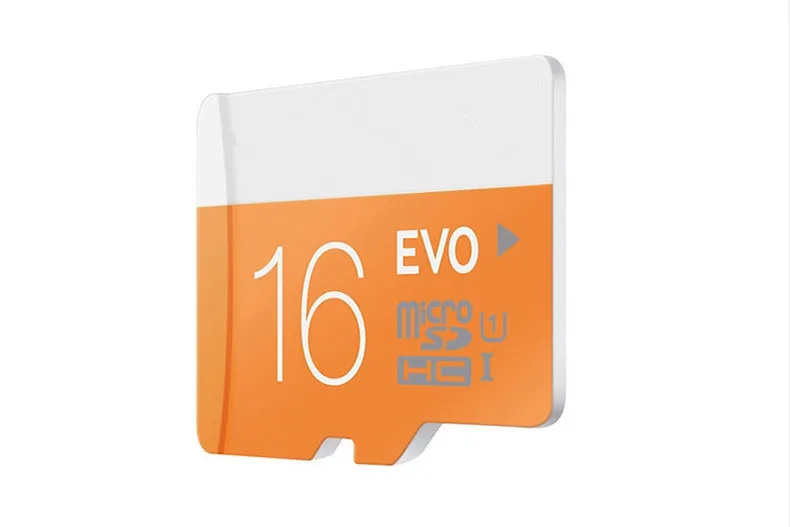 Класс 10 EVO 16 32г 64Г микр SD карта Micro SD, ручной флеш-карты памяти TF C10 флеш-карты памяти SDHC с адаптером SD карта SDXC белый оранжевый(10 шт./1 упаковка