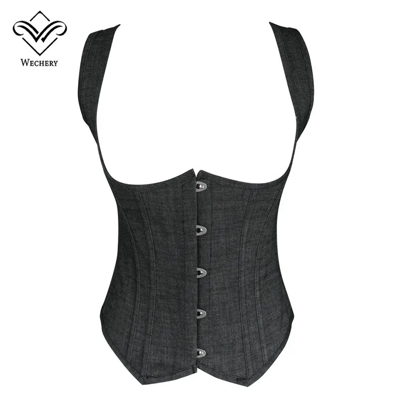Corset Corselet Denim Jean Corsage Corsets and Bustiers Slimming